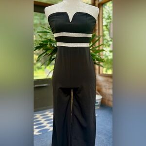 Charlotte Russe strapless jumpsuit, size small.